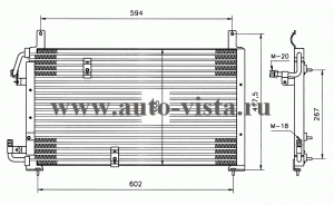   Daewoo Nexia .. 96164823, AVA DW5006