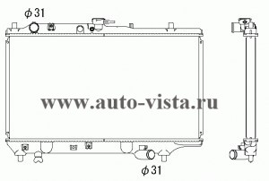   Mazda 323 BG F M +/- O.E. BP2815200A, BP2815200B, BP2815200C (Termal)