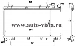   Subaru Impreza 92-  M.T  O.E 45199FA040 (Termal)