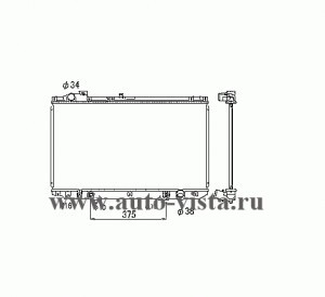   Lexus GS300 97- M/A O.E 1640046570 1640046580 (Termal)