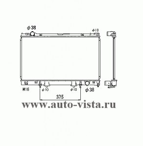   Lexus LS-400 94-97 M/A O.E 1640050130 (Termal)