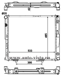   Mercedes W124 OM601/602/603 M/A+ O.E.1245009803 (Termal)