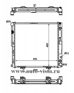   Mercedes W124 M111 M/A + O.E.1245006303 (Termal)