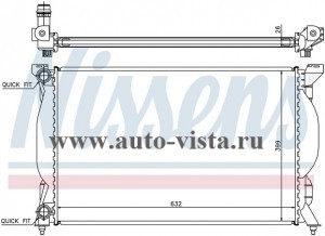    (Nissens) AUDI A 4 (00-)/A 6 (01-), M +; SEAT Exeo (09-), M +/-