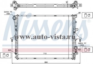   Porsche Cayenne 02-, Audi Q7 06-, VW Touareg 02- (Nissens)