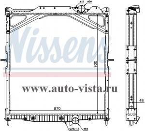   (Nissens) VOLVO WG (93-), D16, A +/-