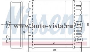   () (NISSENS) BMW 3 E46 (98-) 318-330, M/A +; \\ M3 M +; BMW 3 E46 COMPACT (01-) 316-325 M/A +; BMW X3 E 83 (04-) 1.8-3.0 M/A +/-