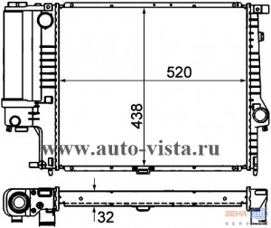    (BEHR) BMW 5 E34 (88-), 518/520/525, M/A +/-