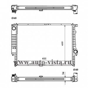   BMW E32,34 M30 M+ O.E.1723689 (Termal)