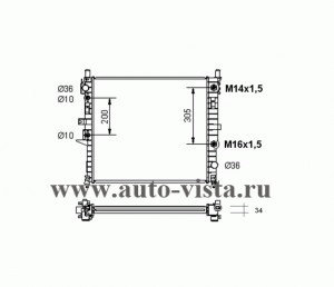   Mercedes W163 (ML) 230/320/430 98-00 M/A+ O.E.1635000404 (Termal)