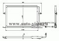 Радиатор кондиционера Ford Mondeo I 93- О.Е.1000959 (Termal)