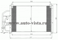 Радиатор кондиционера Lanos 05/97- O.E 96274635, AVA DW5012
