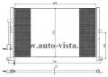 Радиатор кондиционера Ford Mondeo III O.E.1116809 (Termal)