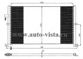 Радиатор кондиционера Ford Mondeo III 2002- O.E. 1S7H19710BB/BC (Termal)
