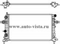Радиатор охлаждения двигателя Opel Astra H 1.4/1.8 а/т с 2002 OEM 1300265 (Sakura)