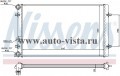 Радиатор охлаждения двигателя (Nissens) VW Bora (99-)/Golf IV (97-), 1.4-2.0, M/A +/-; SKODA Octavia (96-); AUDI A3/S3 (96-), 1.8/1.9, \\ TT (98-), 1.8; SEAT Leon (99-)/Toledo (98-), 1.4-1.9