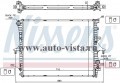 Радиатор охлаждения Porsche Cayenne 02-, Audi Q7 06-, VW Touareg 02- (Nissens)