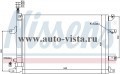 Радиатор кондиционера (Nissens) VOLVO S60/S70 (00-), 2.0-2.5 \\ S80 (98-), 2.0-3.0 \\ XC 70 (00-), 2.3-2.5, M/A +/-