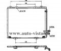 Радиатор кондиционера Mercedes W210 O.E. 2108300270 (Termal)