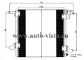 Радиатор кондиционера Mercedes W163 (ML) 98-00 O.E.1638300070 (Termal)