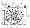 Вентилятор кондиционера Mercedes W202 97-98 O.E.2025053555