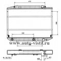 Радиатор охлаждения MB W126 38 A OE A1265000103