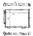 Радиатор охлаждения Mercedes W210 E300D/ E420/ E430/ E50 AMG M/A+ О.Е. 2105001203 (Termal)
