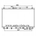 Радиатор охлаждения Toyota Camry 2.2 M/A +/- 96- O.E.164007A300